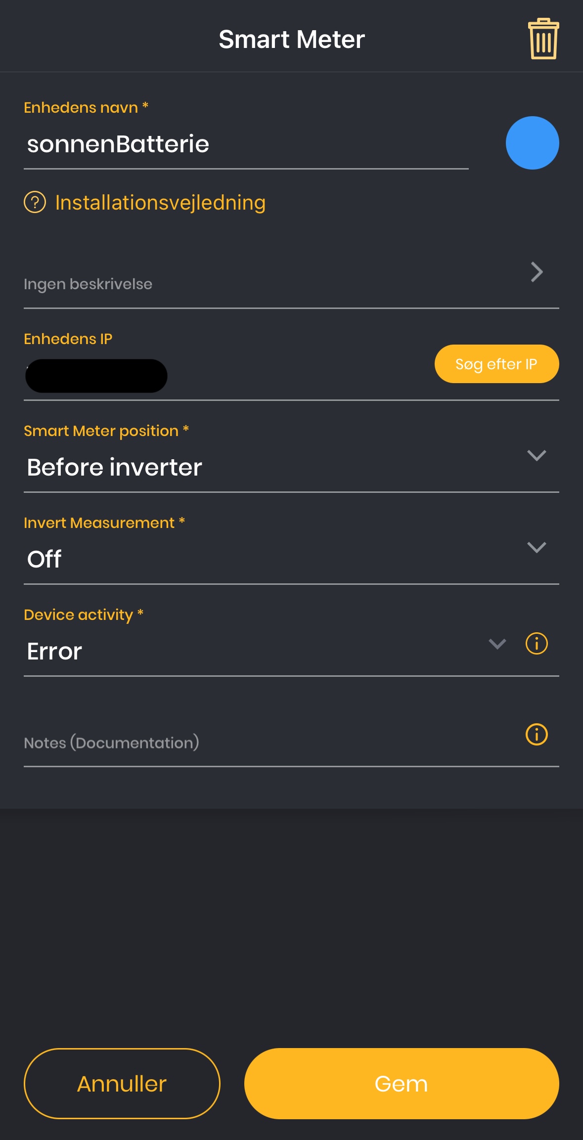 Sonnen Smart Meter